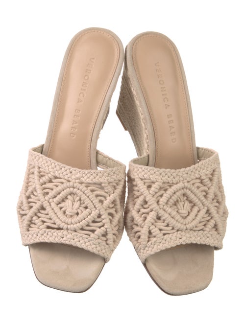 Veronica Beard Raffia Slides