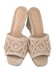 Veronica Beard Raffia Slides