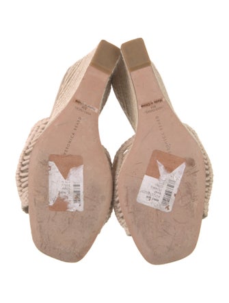 Veronica Beard Raffia Slides