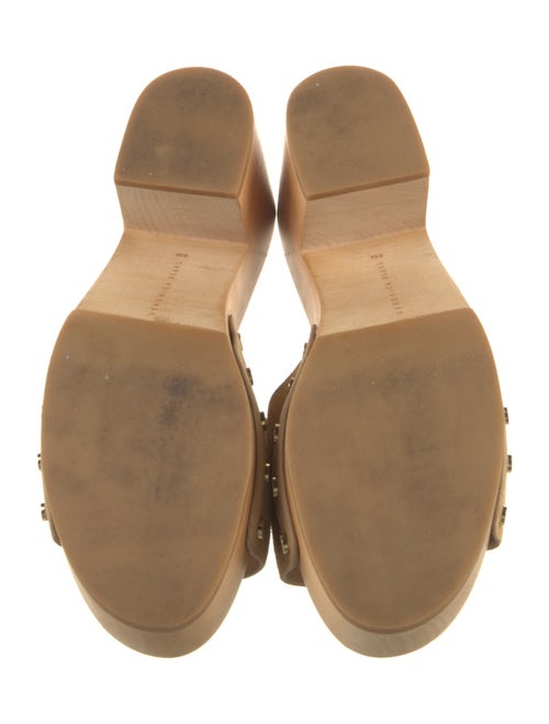 Veronica Beard Suede Studded Accents Slides