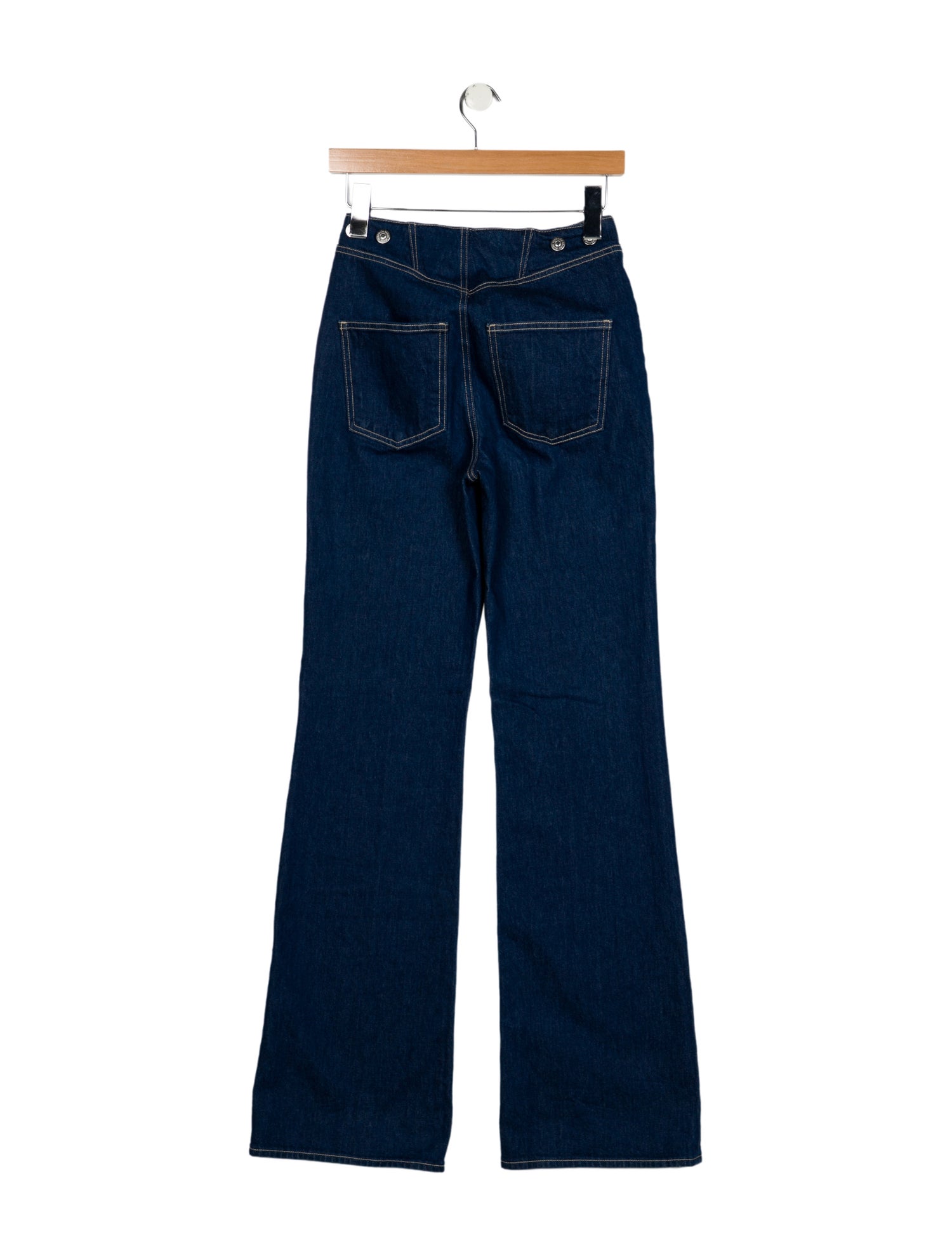 Veronica Beard Mid-Rise Straight Leg Jeans