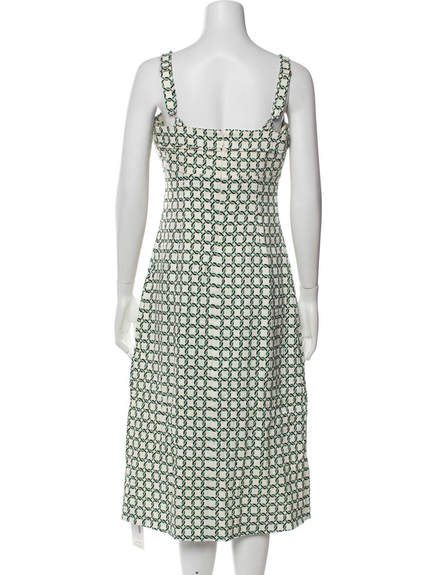 Veronica Beard Printed Midi Length Dress