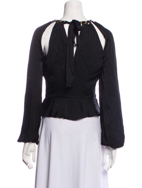 Veronica Beard Silk V-Neck Blouse