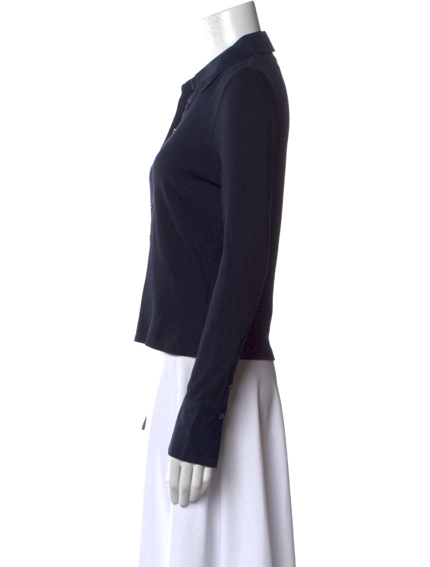 Veronica Beard Long Sleeve Button-Up Top