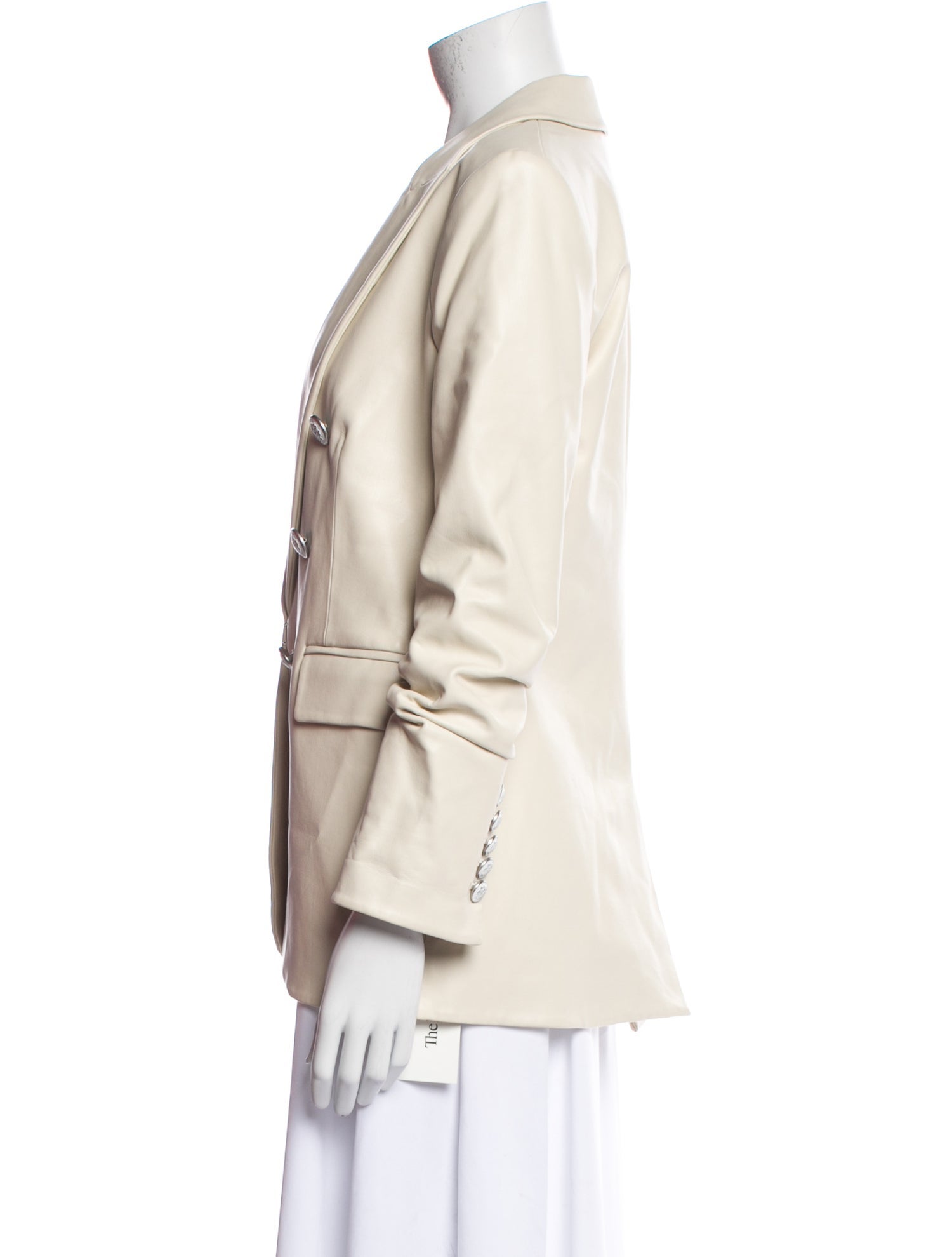 Veronica Beard Faux Leather Blazer