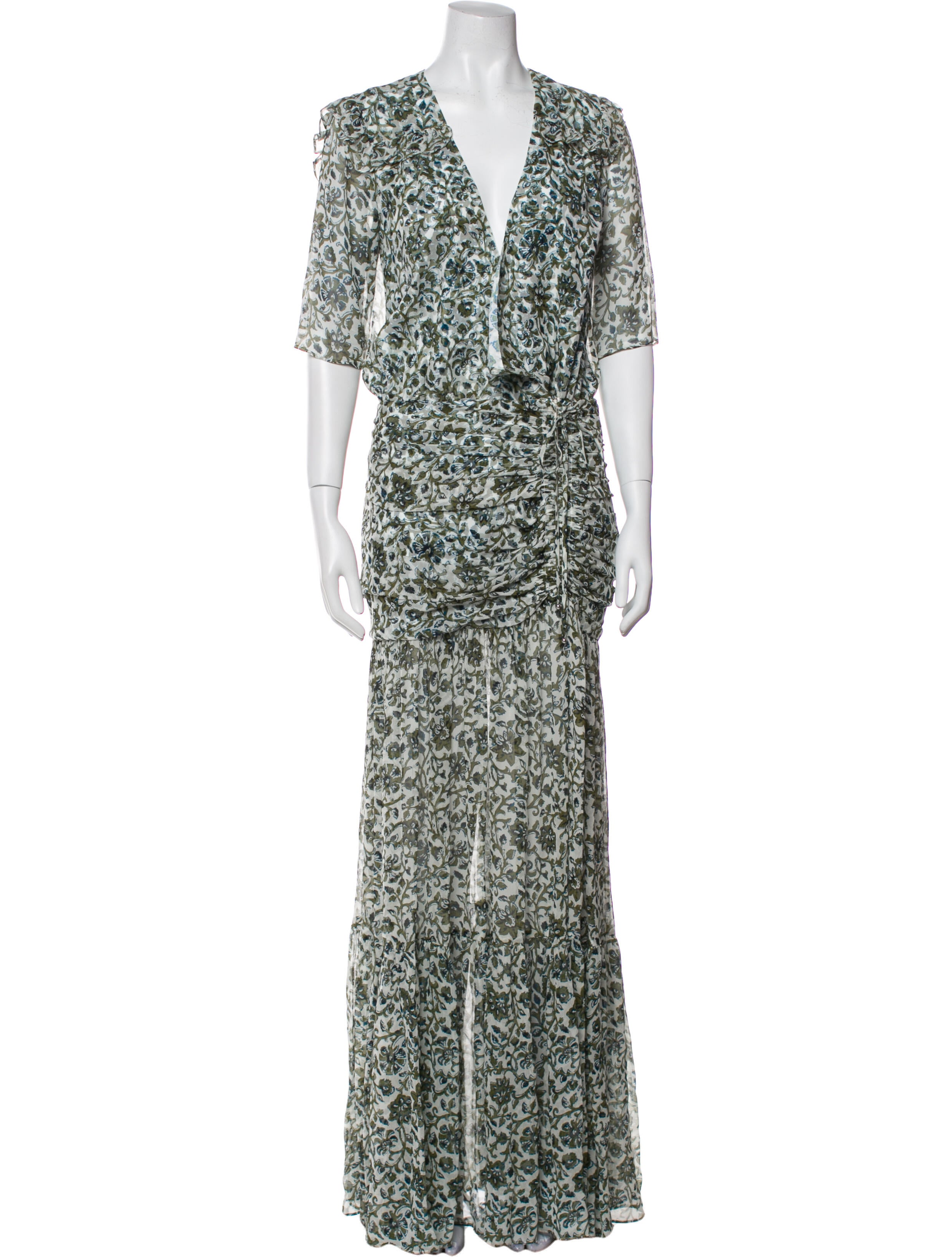 Veronica Beard Silk Long Dress