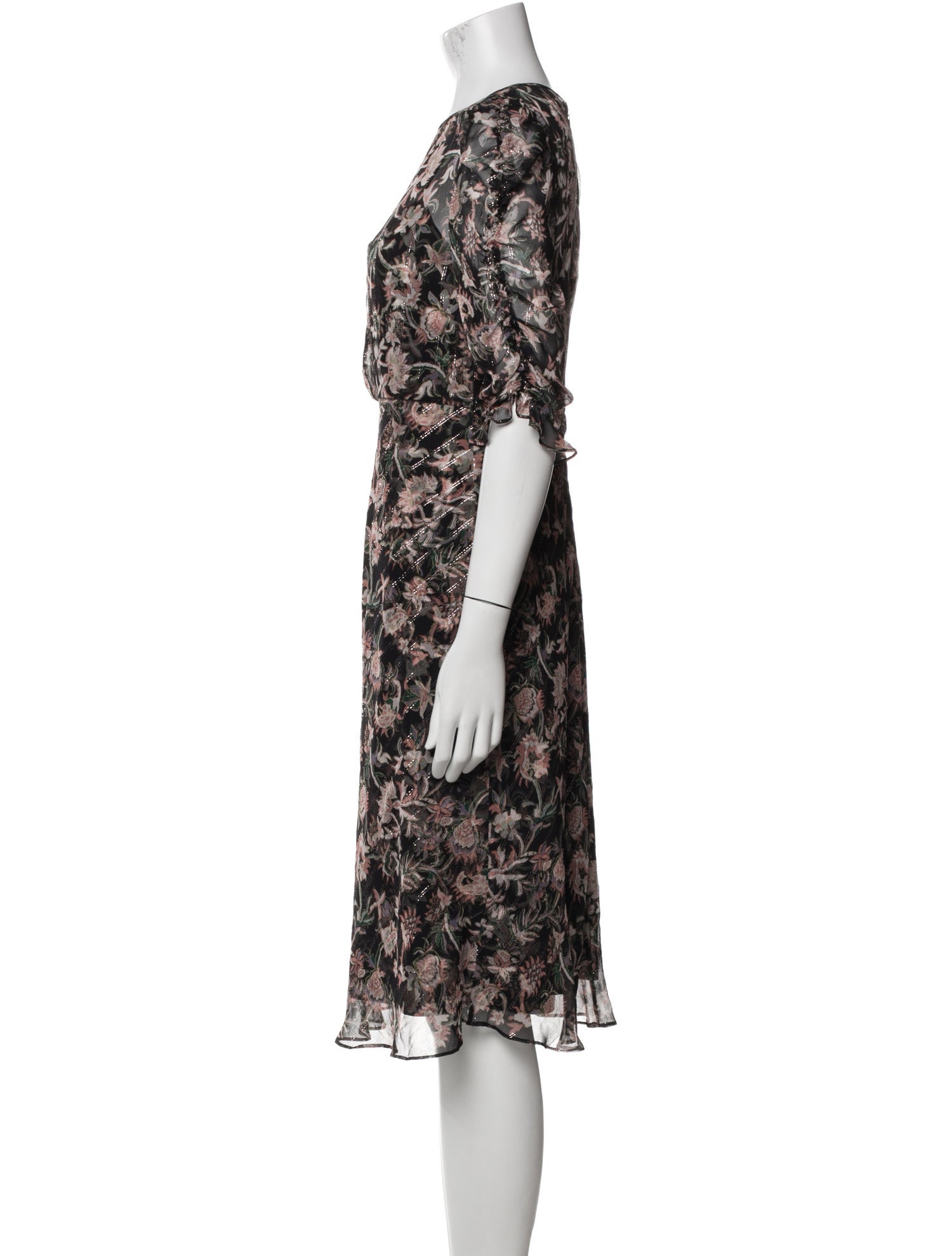 Veronica Beard Silk Midi Length Dress