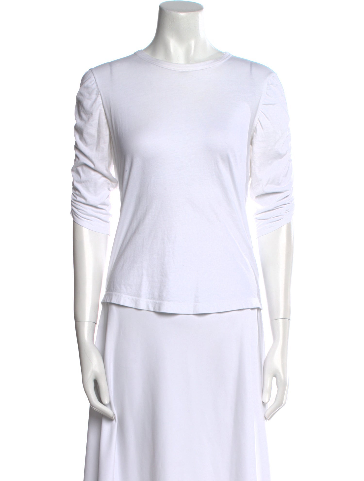 Veronica Beard Supima Cotton Crew Neck T-Shirt