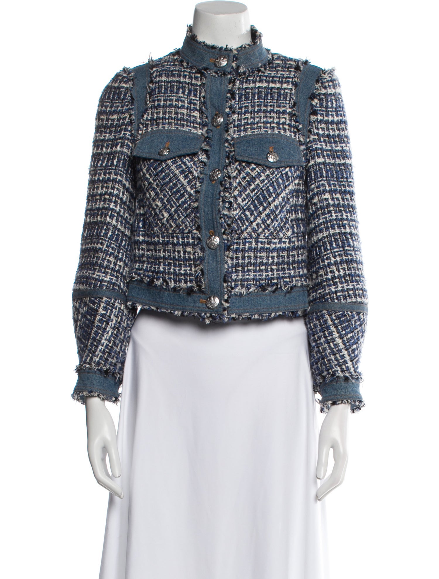 Veronica Beard Tweed Pattern Jacket