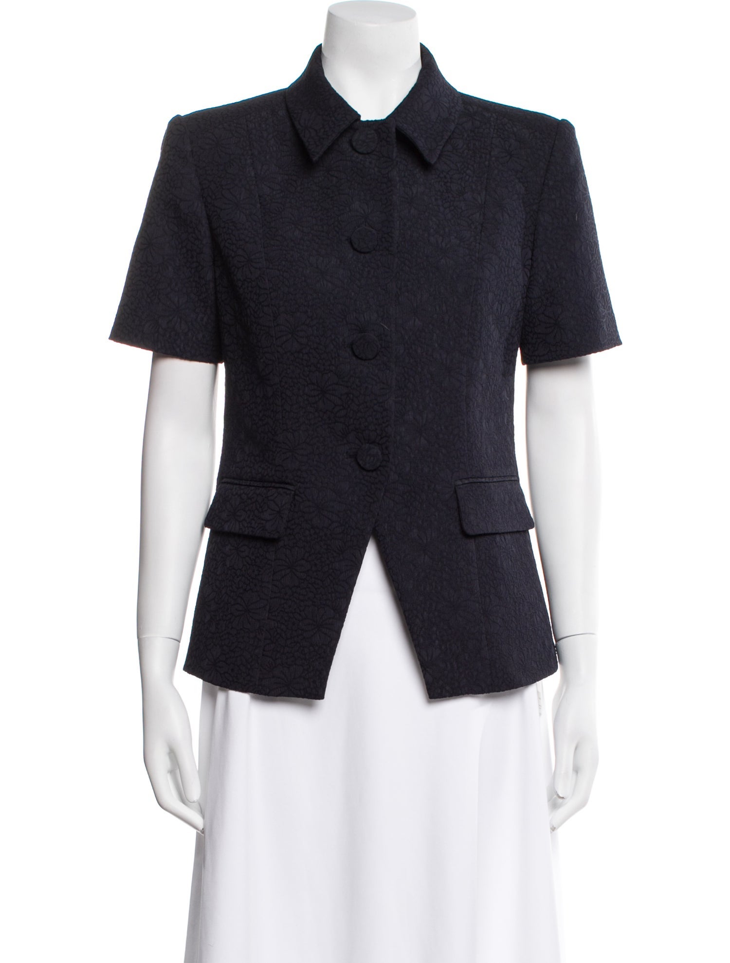 Veronica Beard Plaid Print Blazer