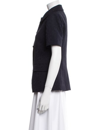 Veronica Beard Plaid Print Blazer