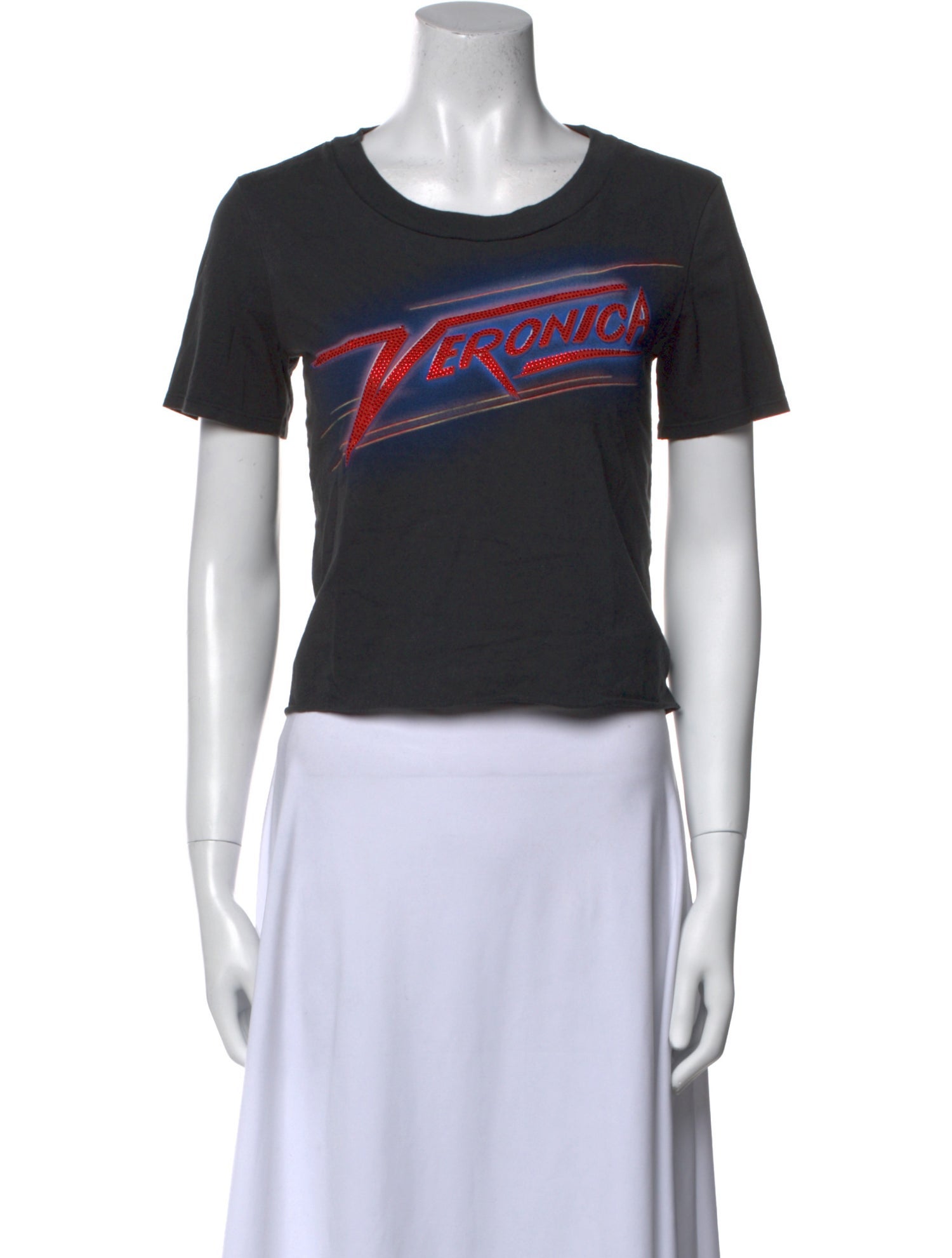 Veronica Beard Graphic Print Crew Neck T-Shirt