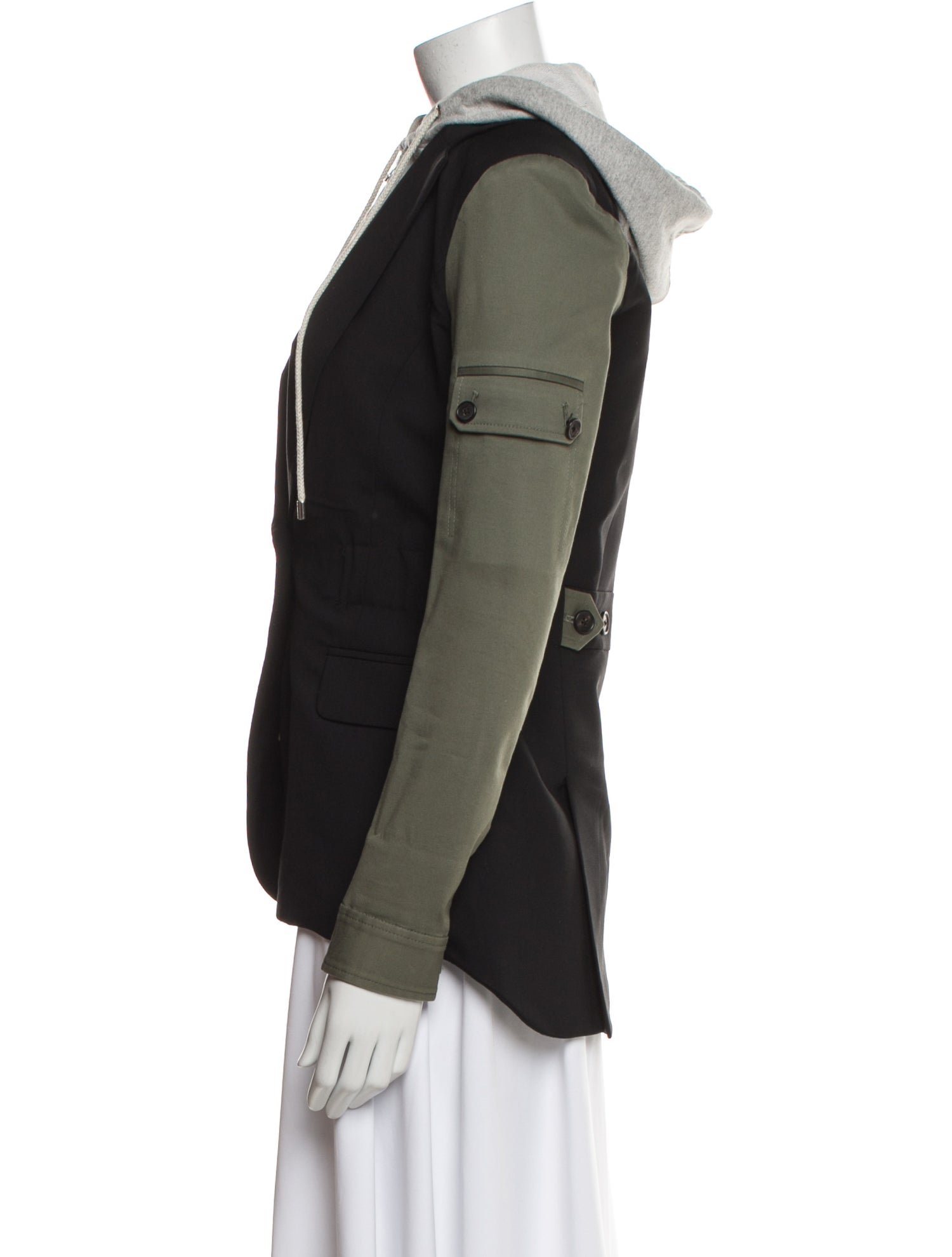 Veronica Beard Virgin Wool Colorblock Pattern Vest