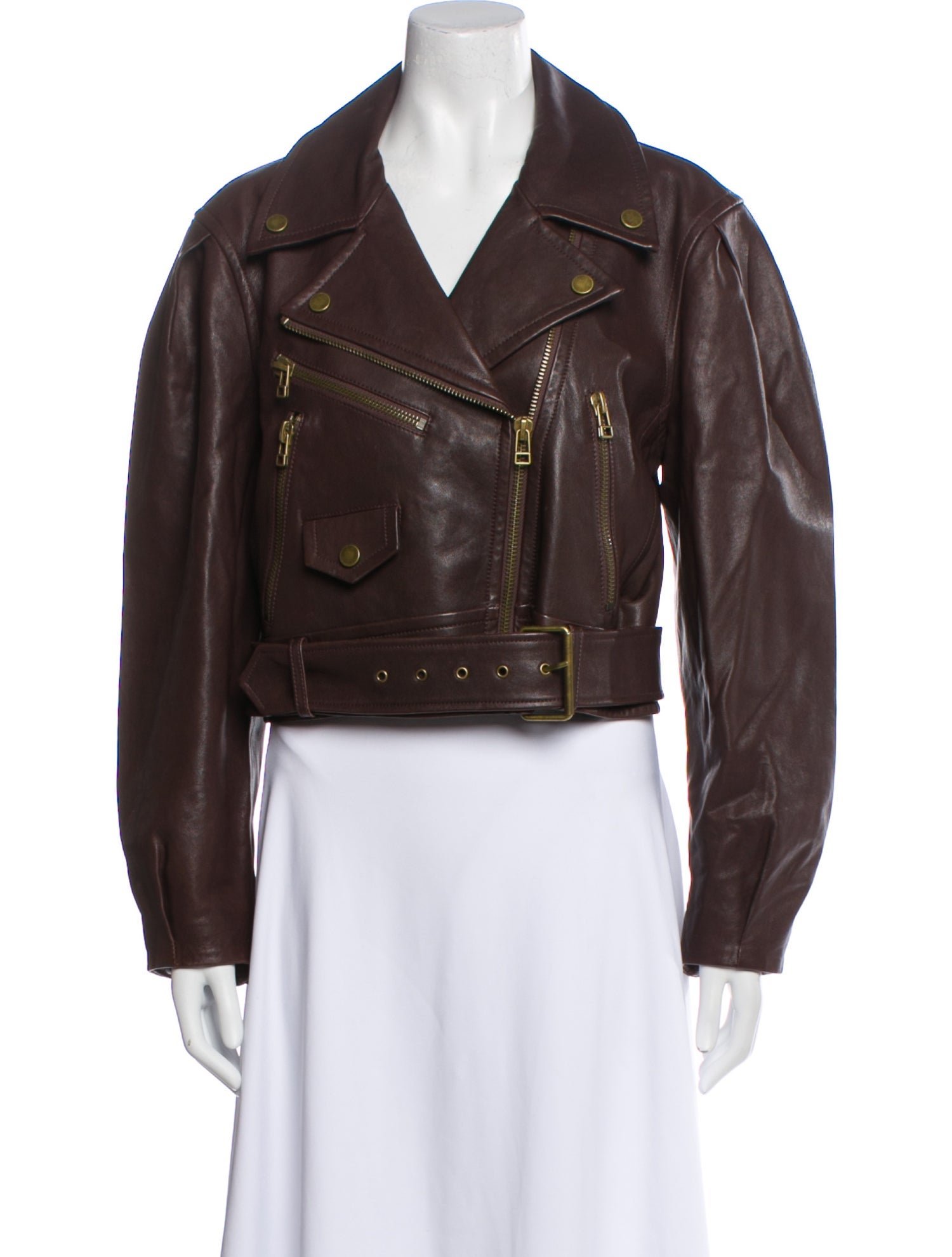 Veronica Beard Leather Biker Jacket