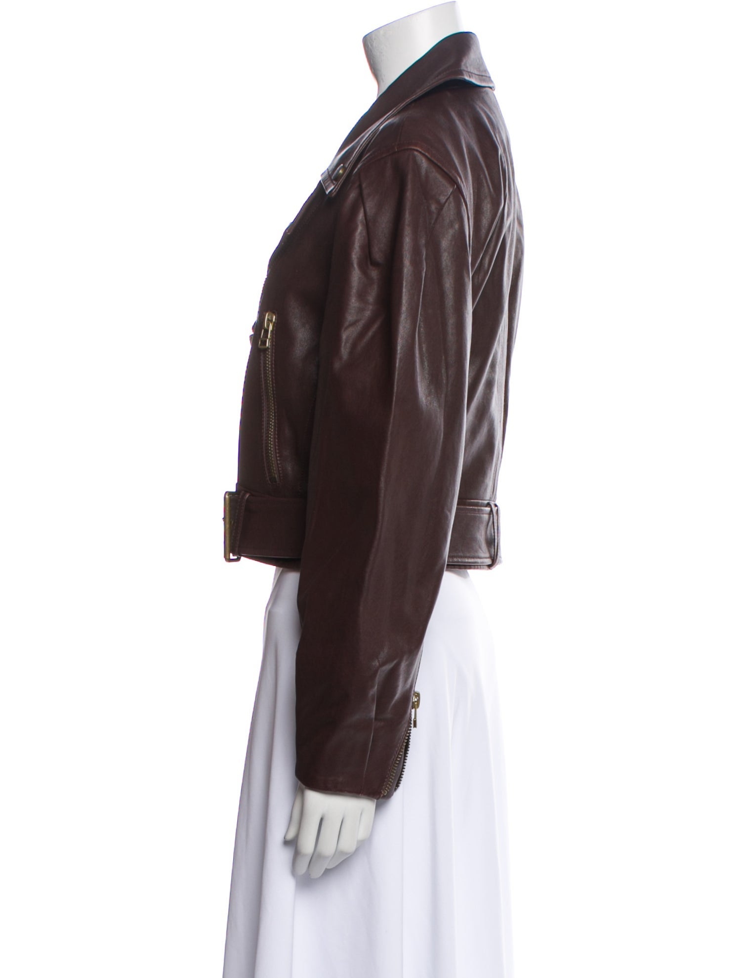 Veronica Beard Leather Biker Jacket