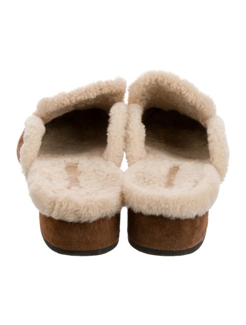 Veronica Beard Suede Colorblock Pattern Mules