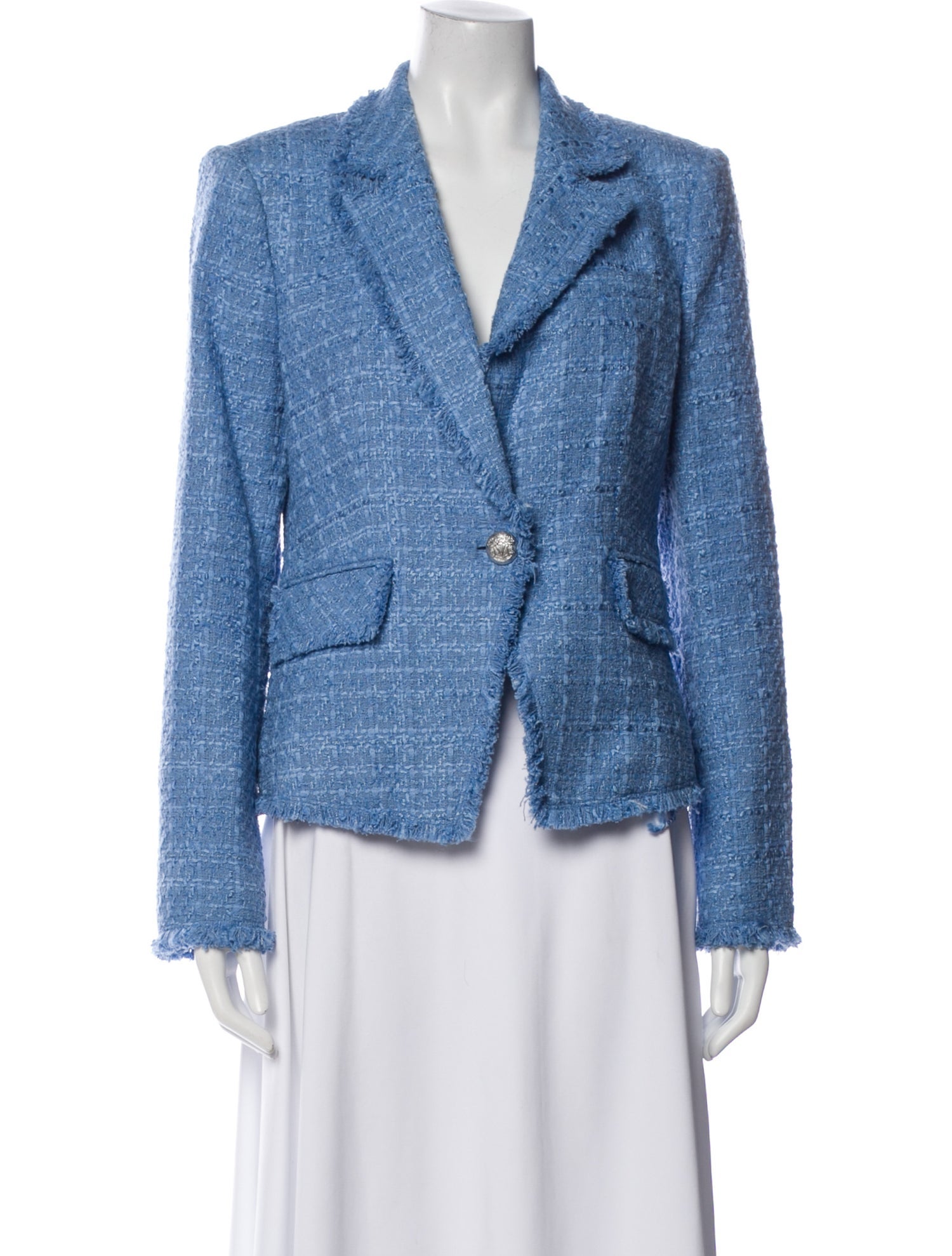 Veronica Beard Tweed Pattern Blazer