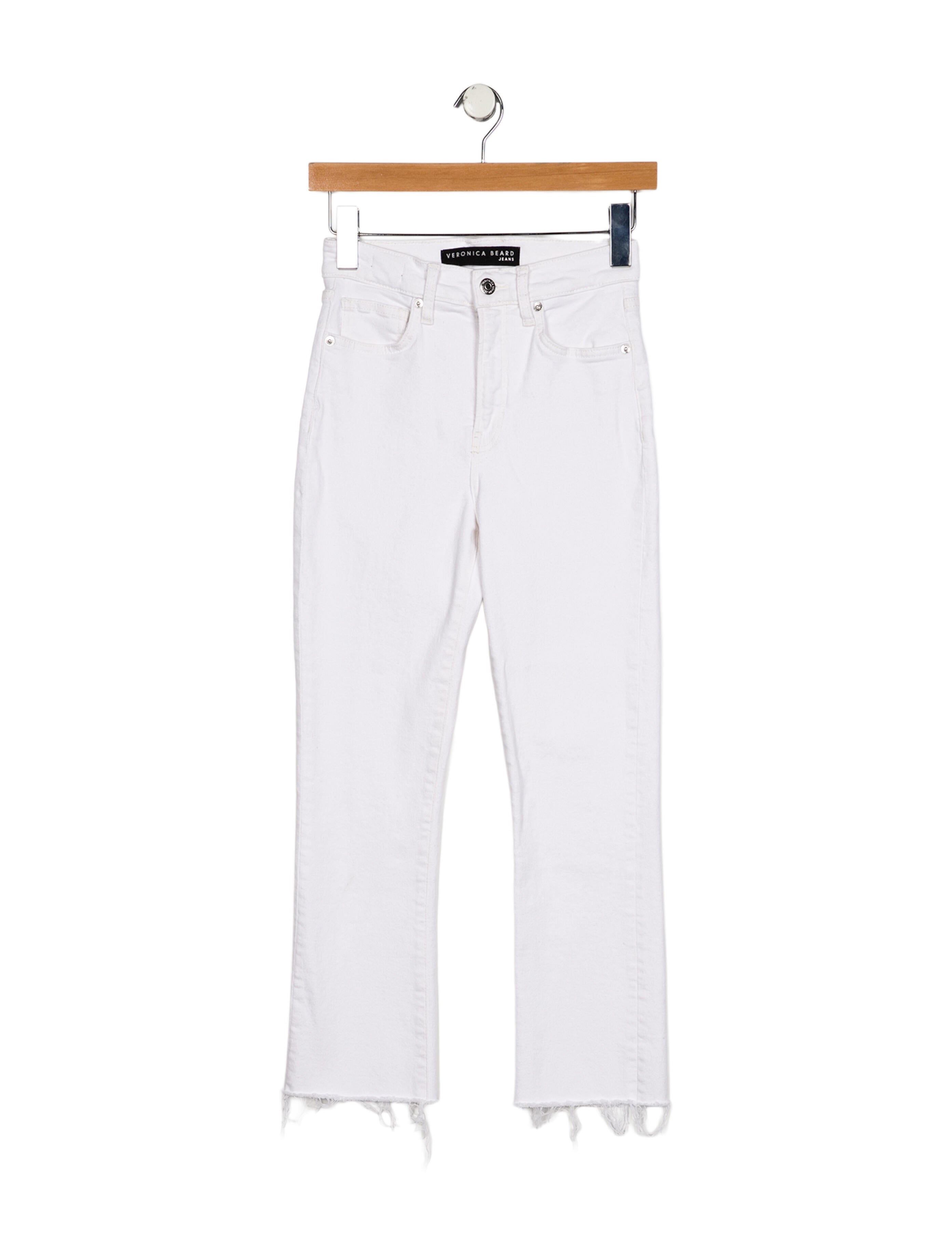 Veronica Beard Mid-Rise Straight Leg Jeans