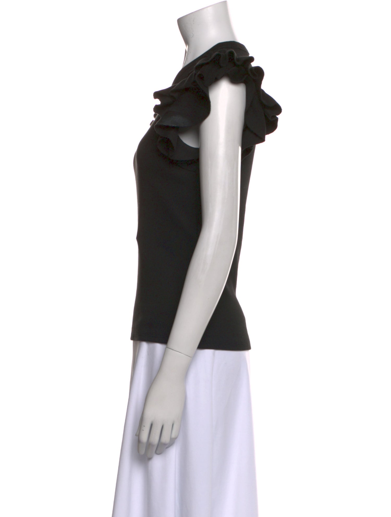 Veronica Beard Crew Neck Short Sleeve Top