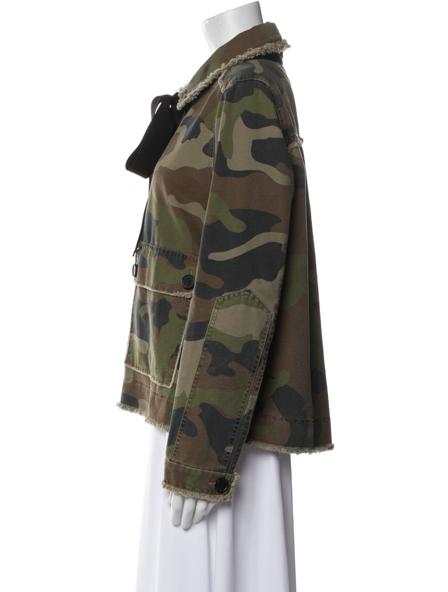 Veronica Beard Printed Utility Jacket