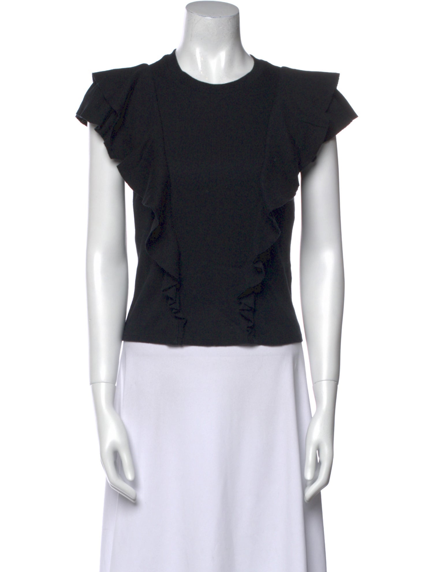 Veronica Beard Crew Neck Short Sleeve Top