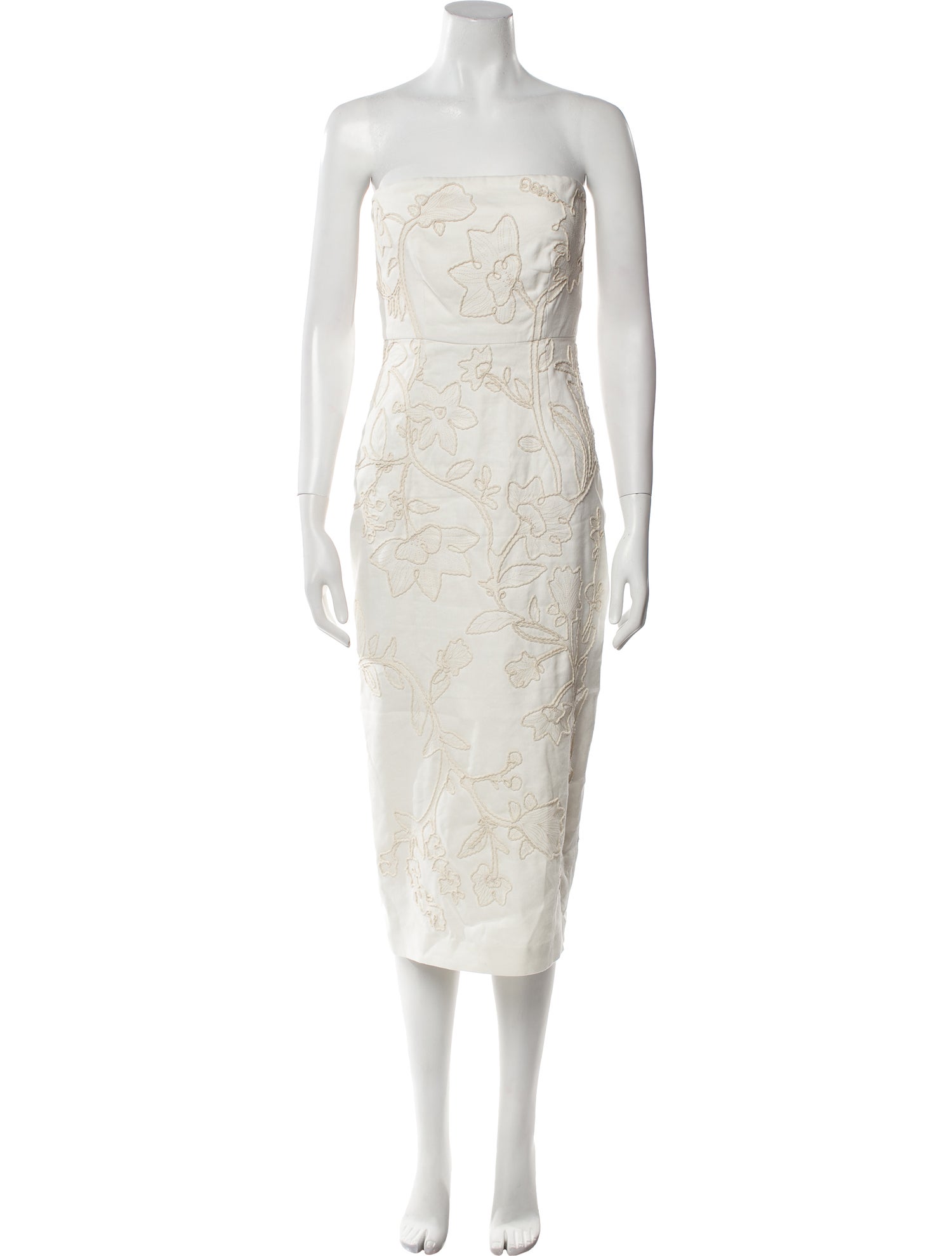 Veronica Beard Linen Knee-Length Dress