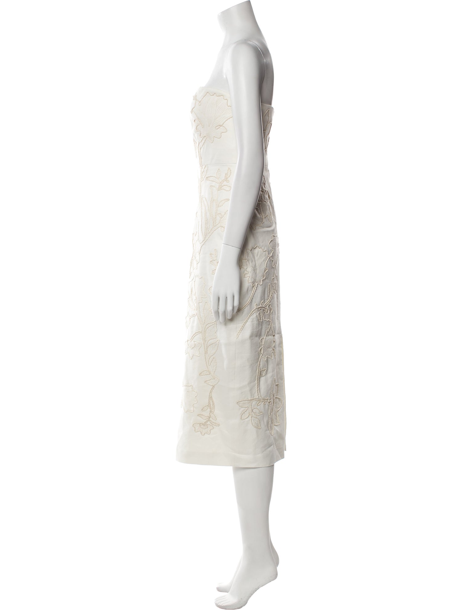 Veronica Beard Linen Knee-Length Dress