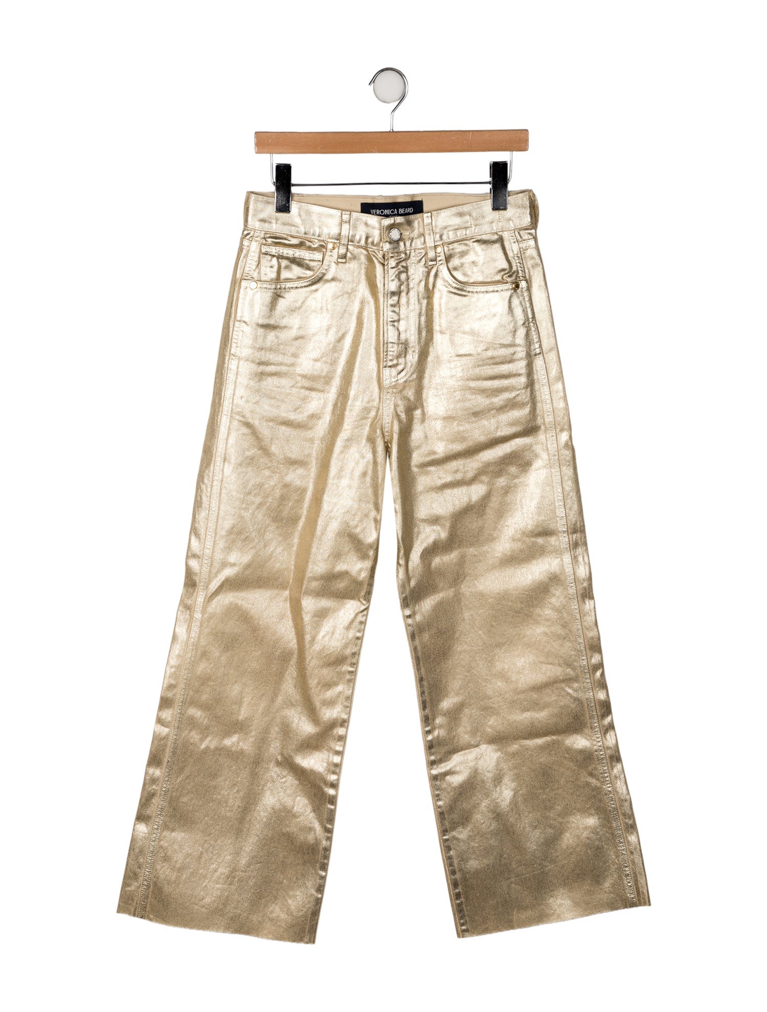 Veronica Beard High-Rise Wide Leg Jeans