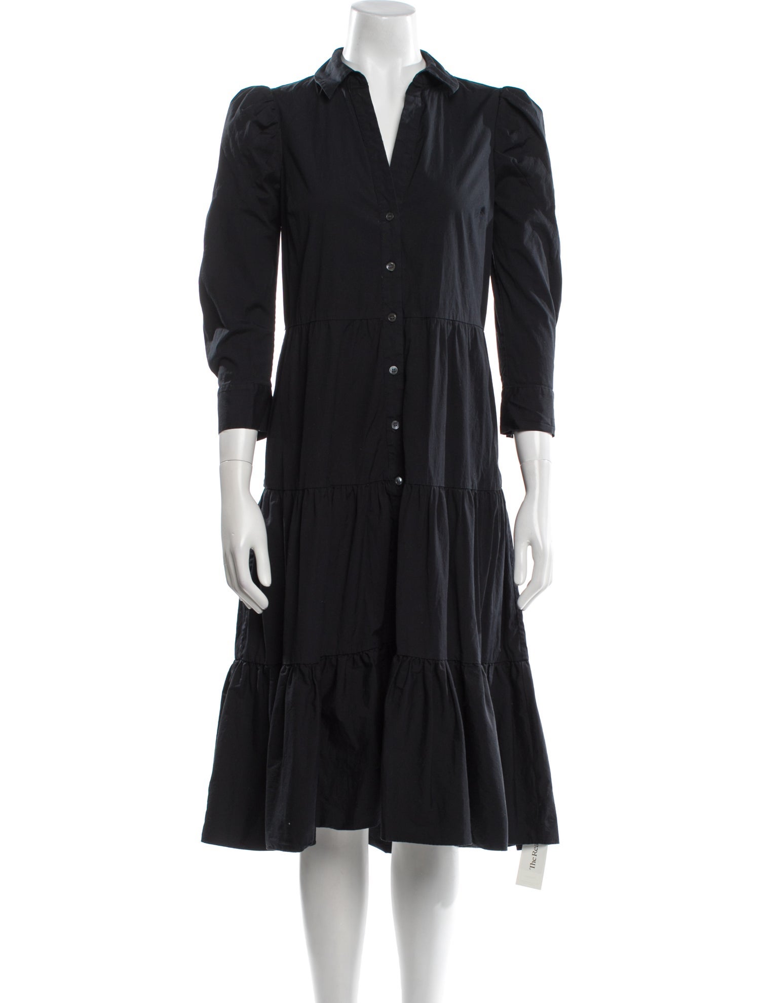 Veronica Beard V-Neck Midi Length Dress