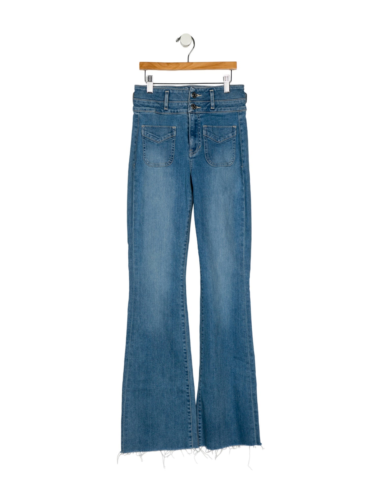 Veronica Beard High-Rise Flared Jeans