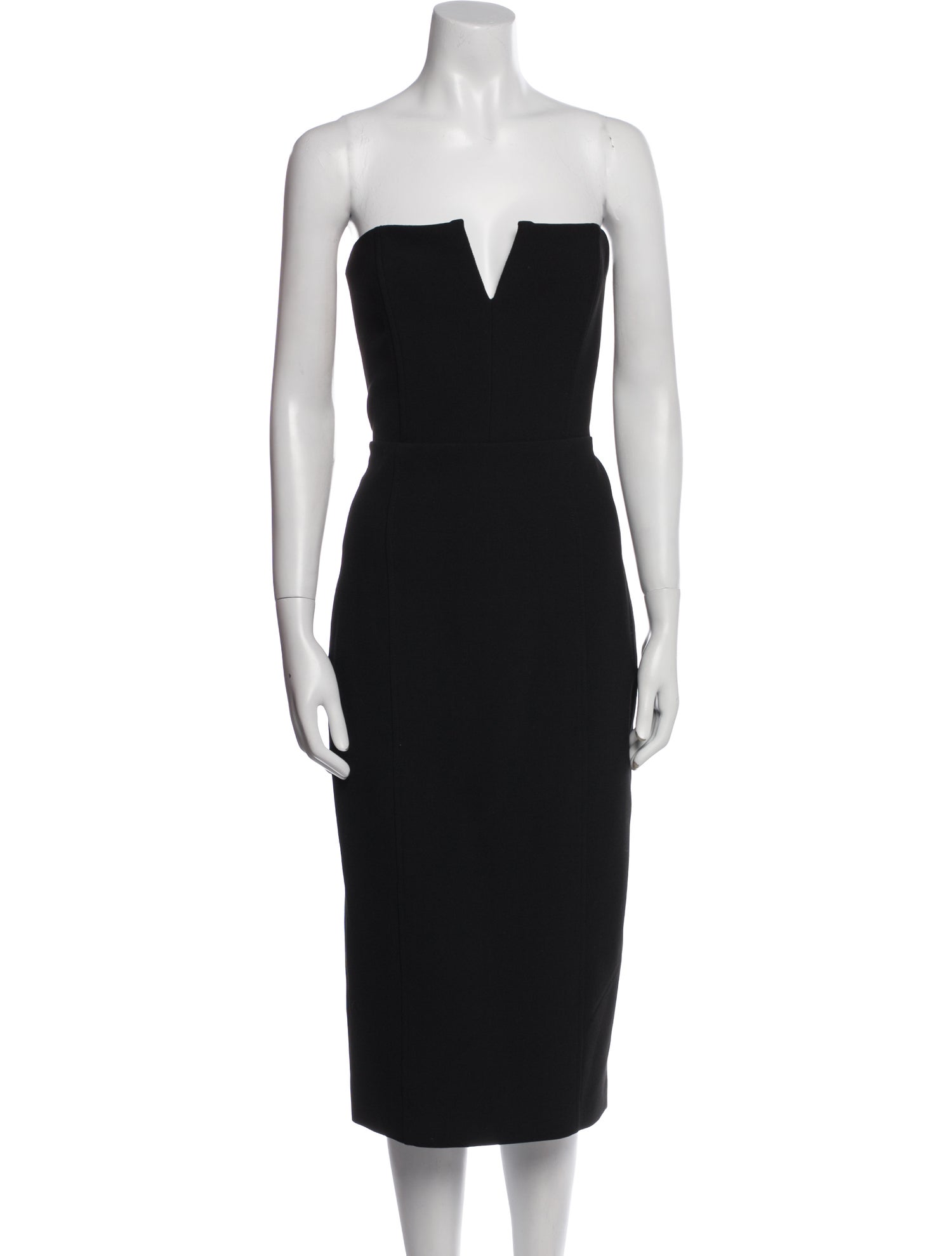 Veronica Beard Strapless Midi Length Dress