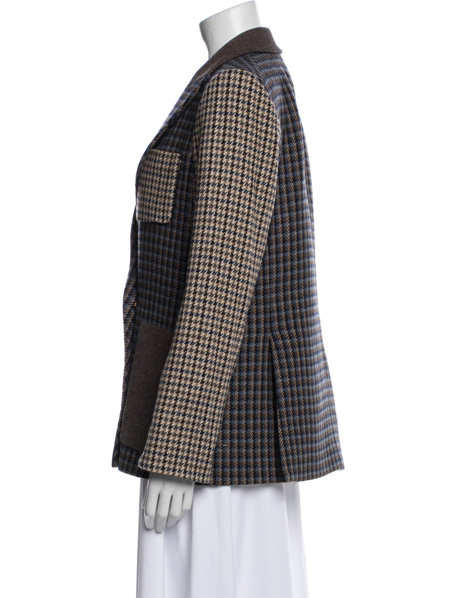 Veronica Beard Houndstooth Print Blazer