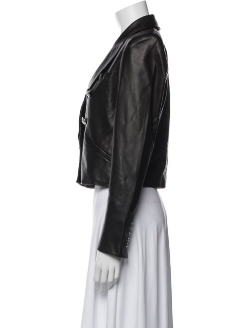 Veronica Beard Lamb Leather Blazer