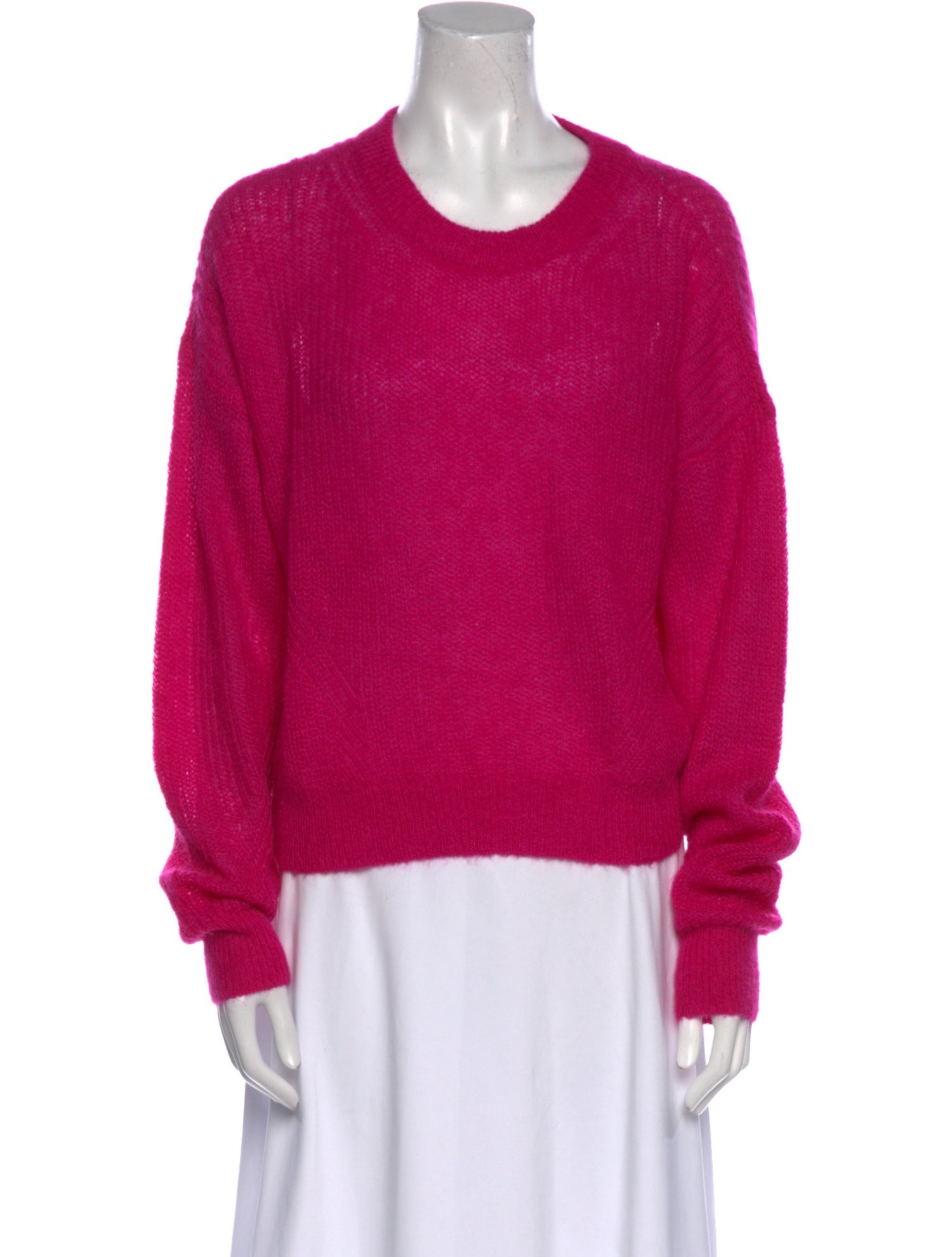 Veronica Beard Mohair Scoop Neck Sweater
