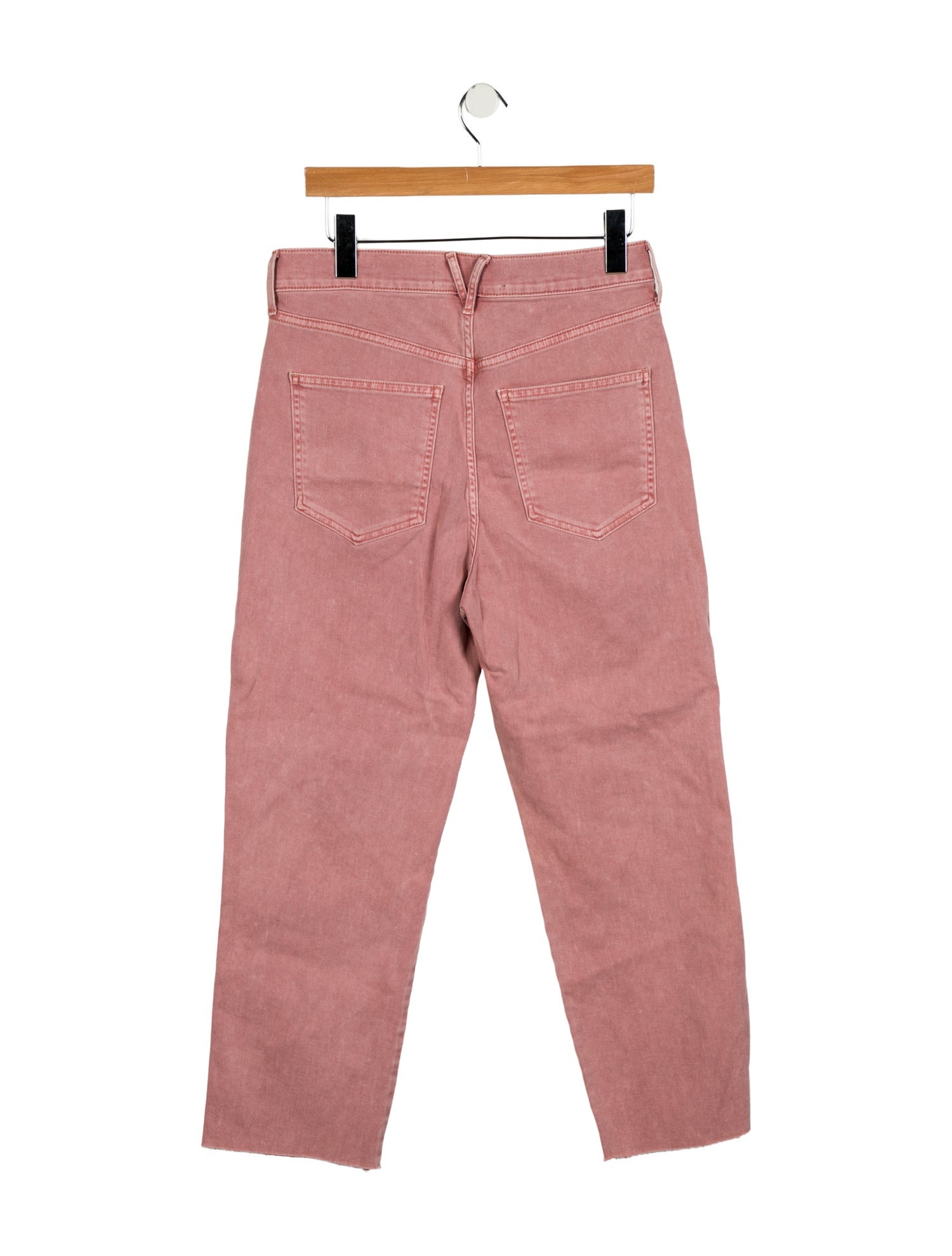 Veronica Beard High-Rise Straight Leg Jeans