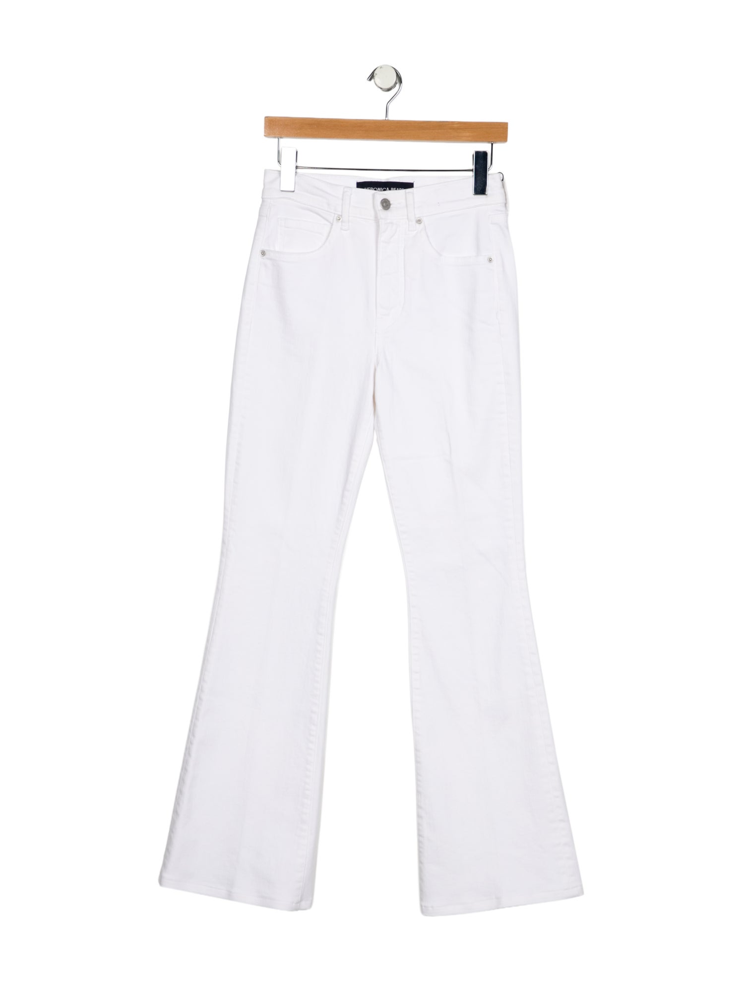 Veronica Beard High-Rise Wide Leg Jeans