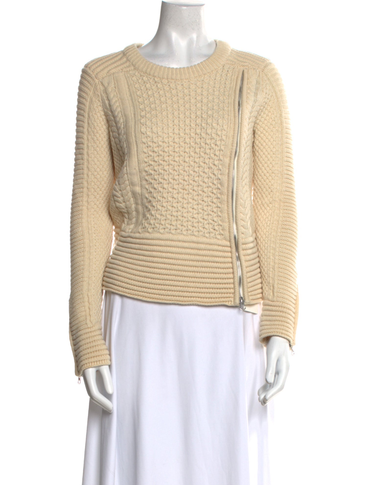 Veronica Beard Wool Crew Neck Sweater