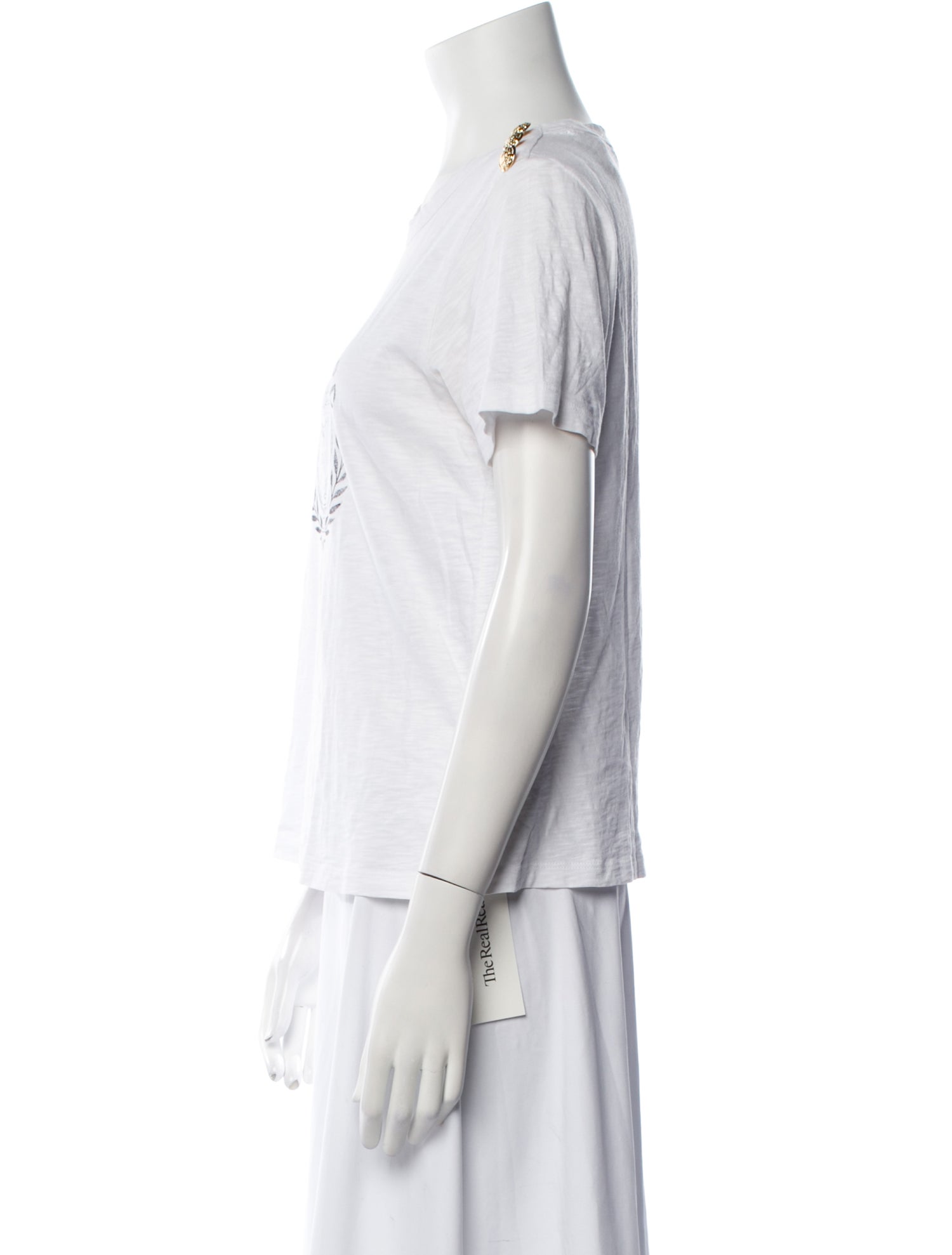 Veronica Beard Graphic Print Crew Neck T-Shirt