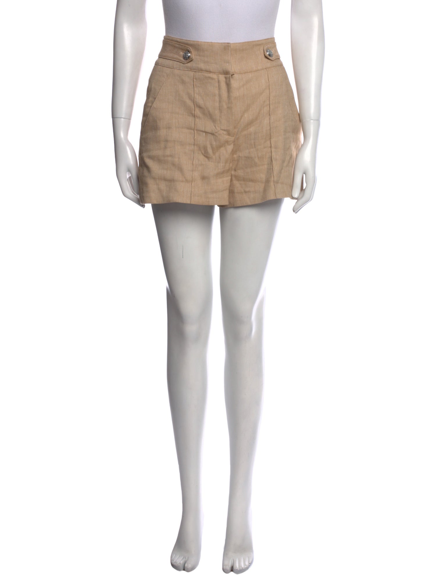 Veronica Beard Linen Mini Shorts