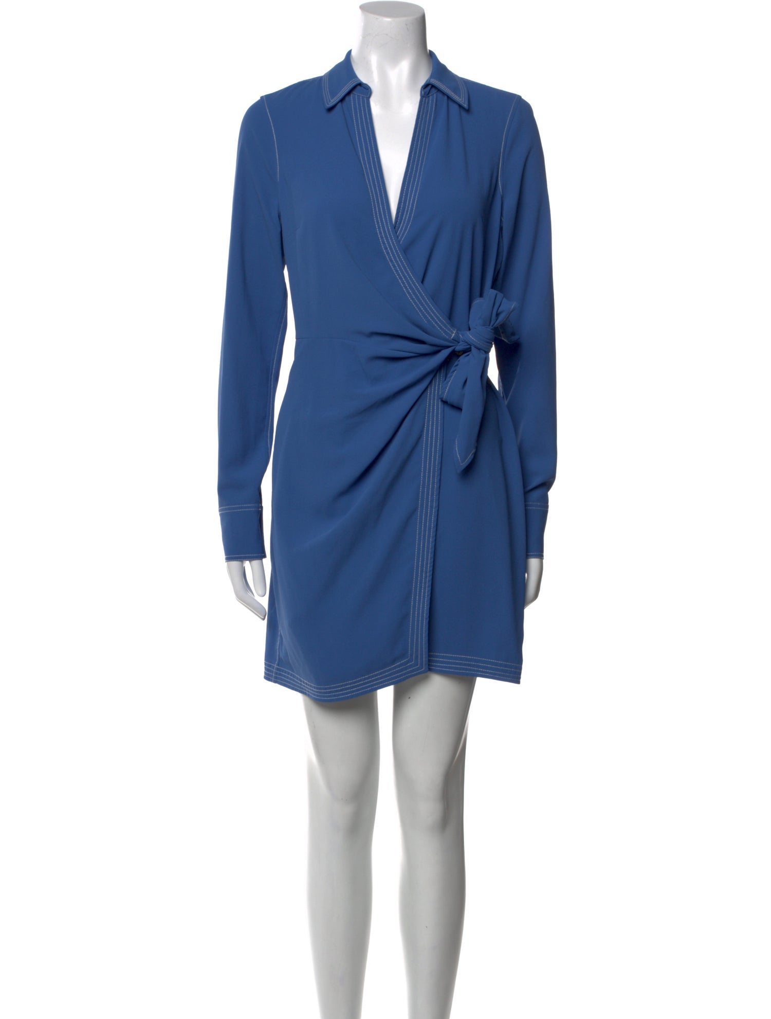 Veronica Beard V-Neck Mini Dress