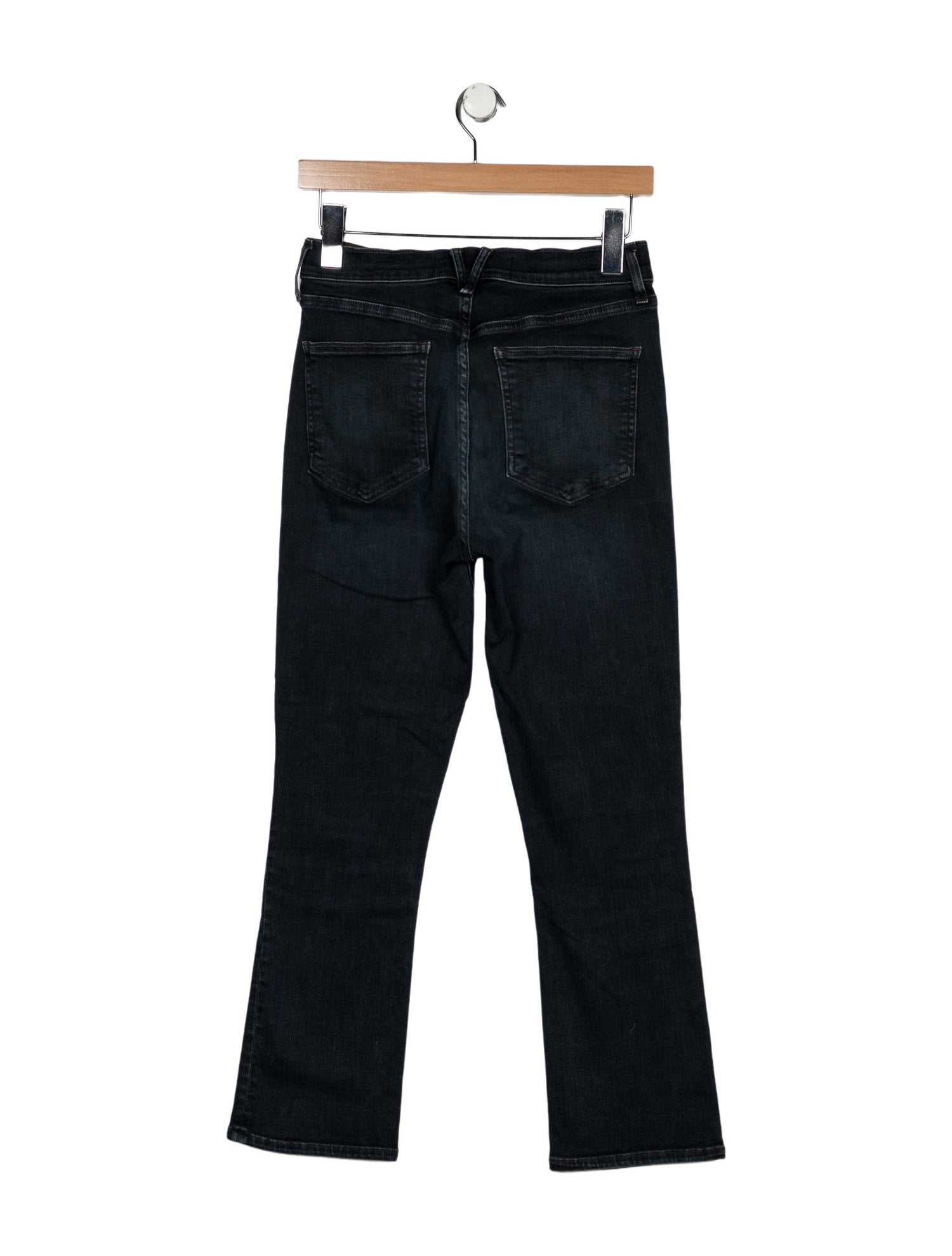 Veronica Beard Mid-Rise Straight Leg Jeans