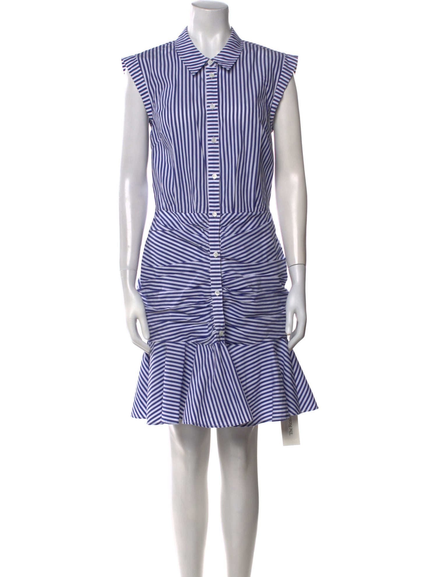 Veronica Beard Striped Knee-Length Dress