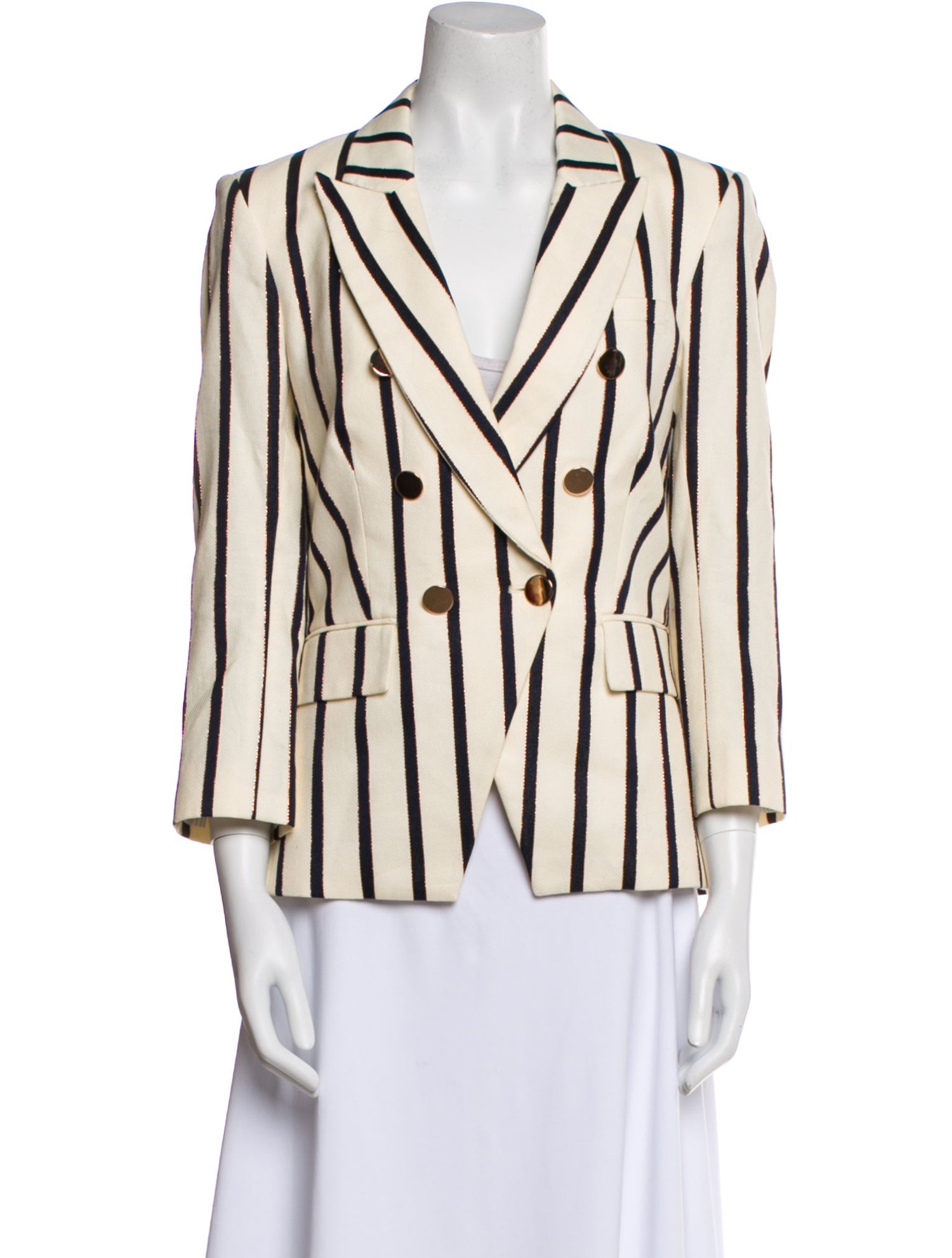 Veronica Beard Striped Glitter Accents Set