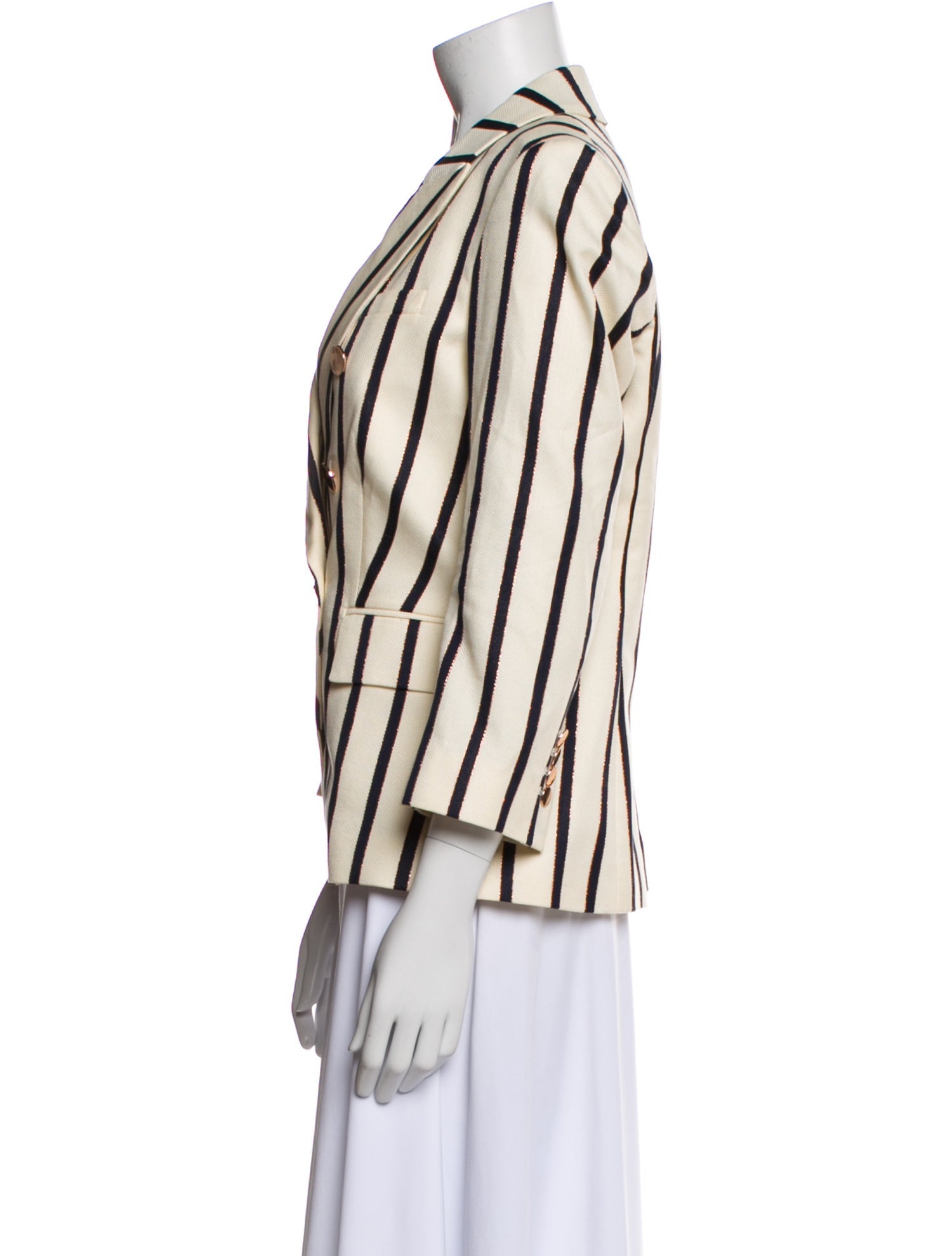 Veronica Beard Striped Glitter Accents Set