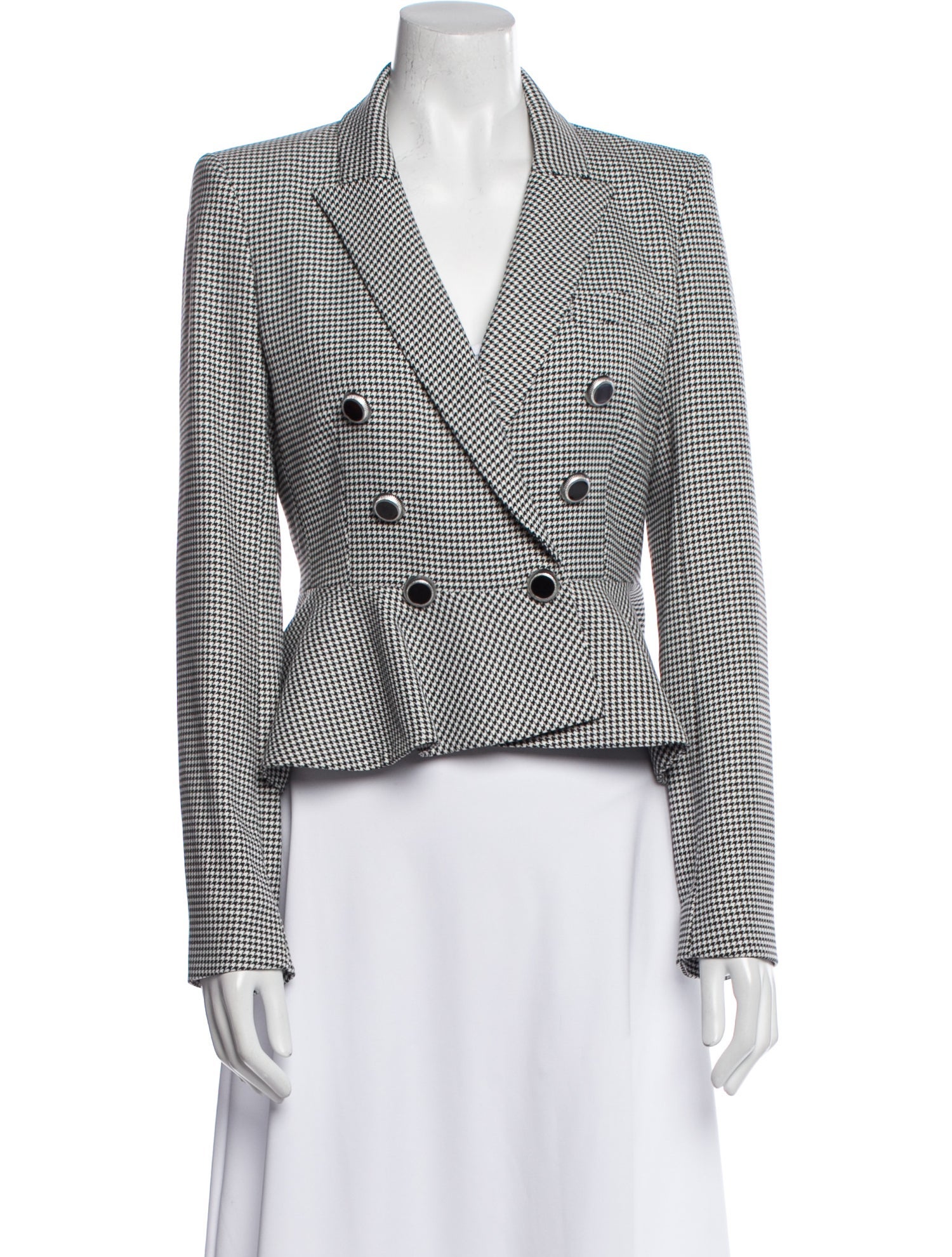 Veronica Beard Houndstooth Print Blazer