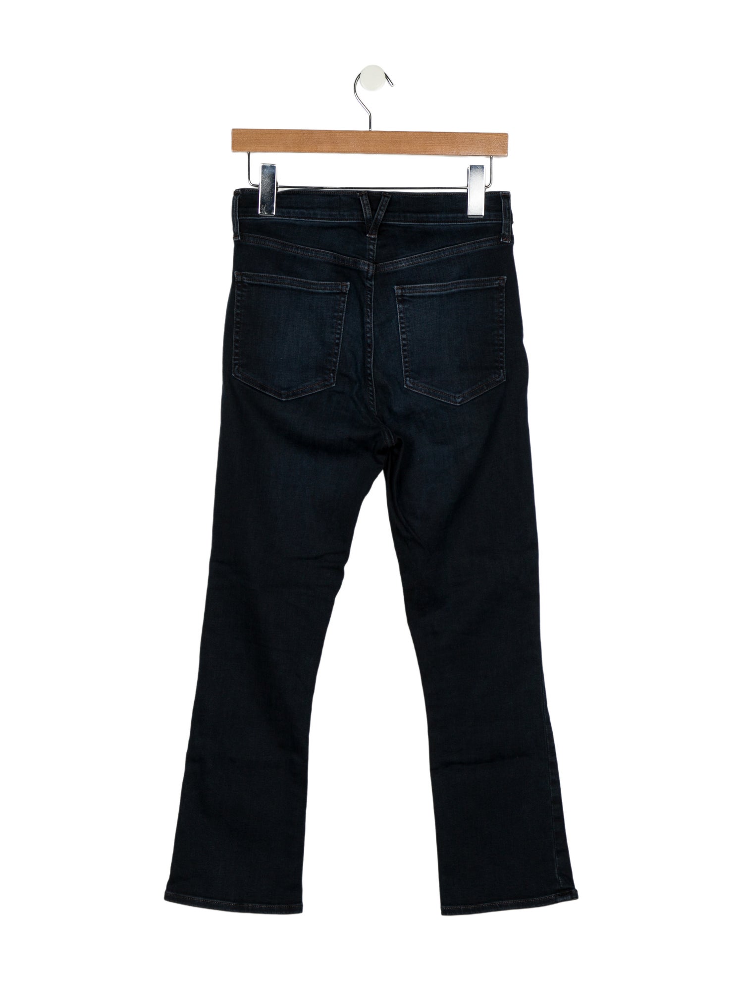 Veronica Beard High-Rise Straight Leg Jeans