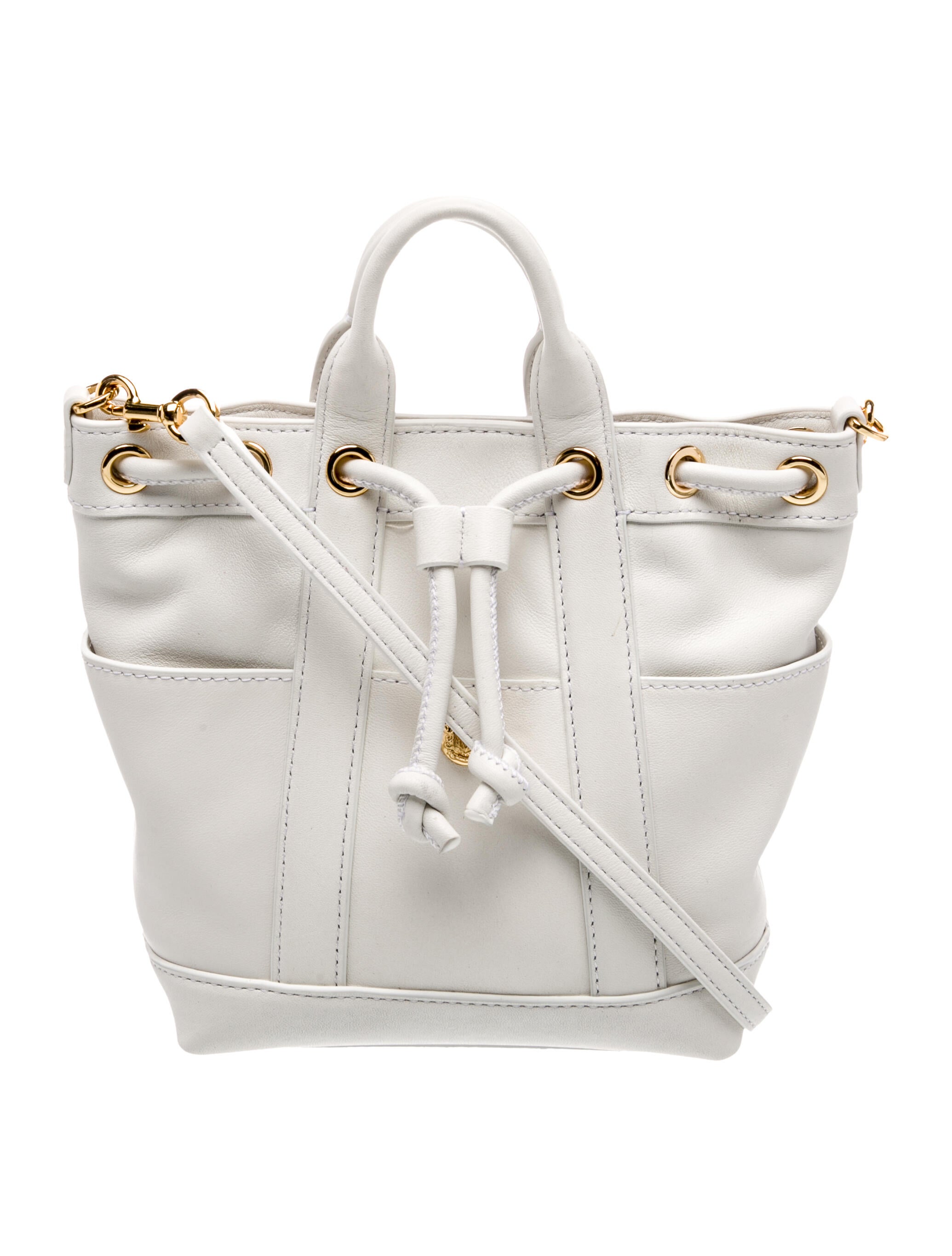 Veronica Beard Leather Bucket Bag w/ Tags