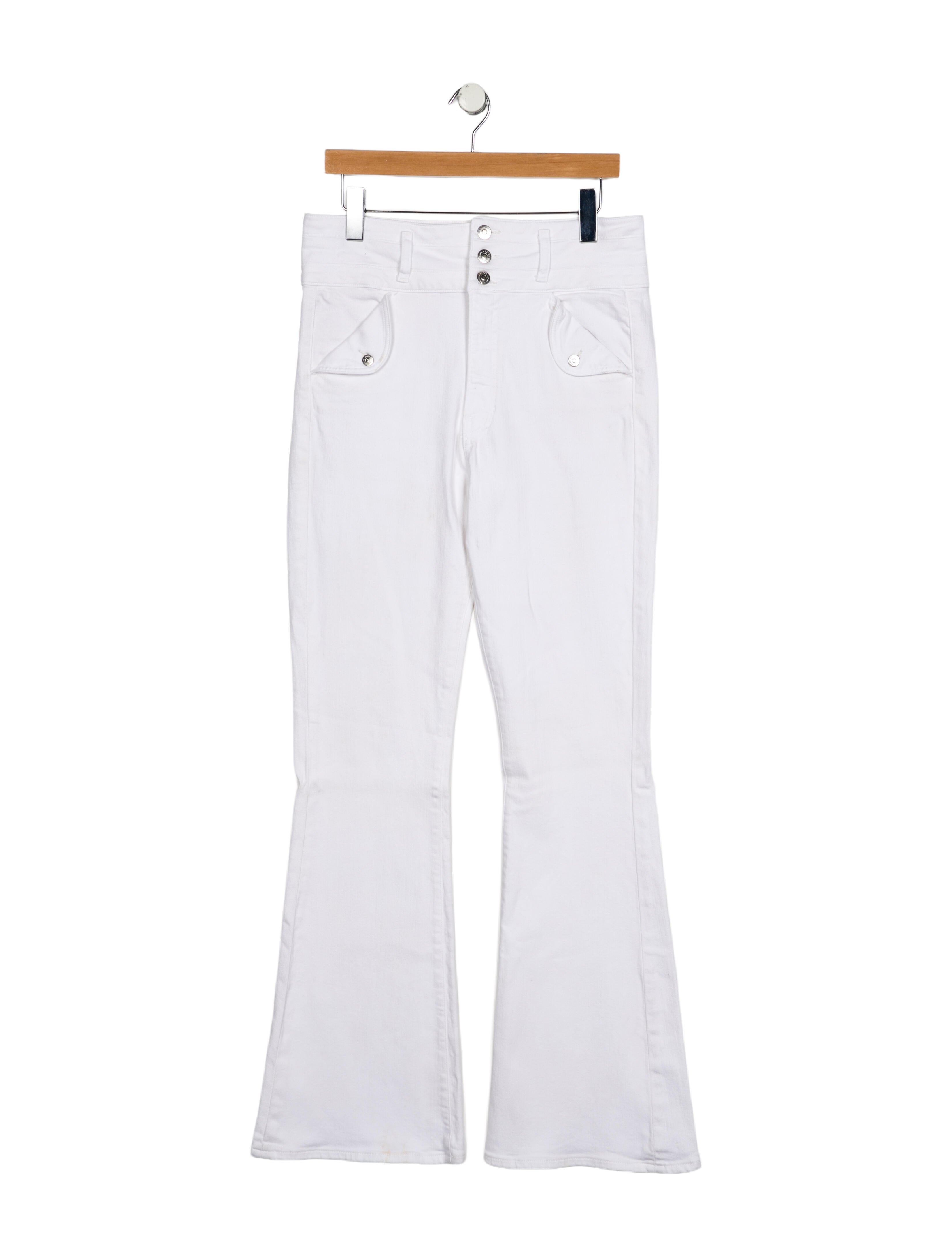 Veronica Beard High-Rise Wide Leg Jeans