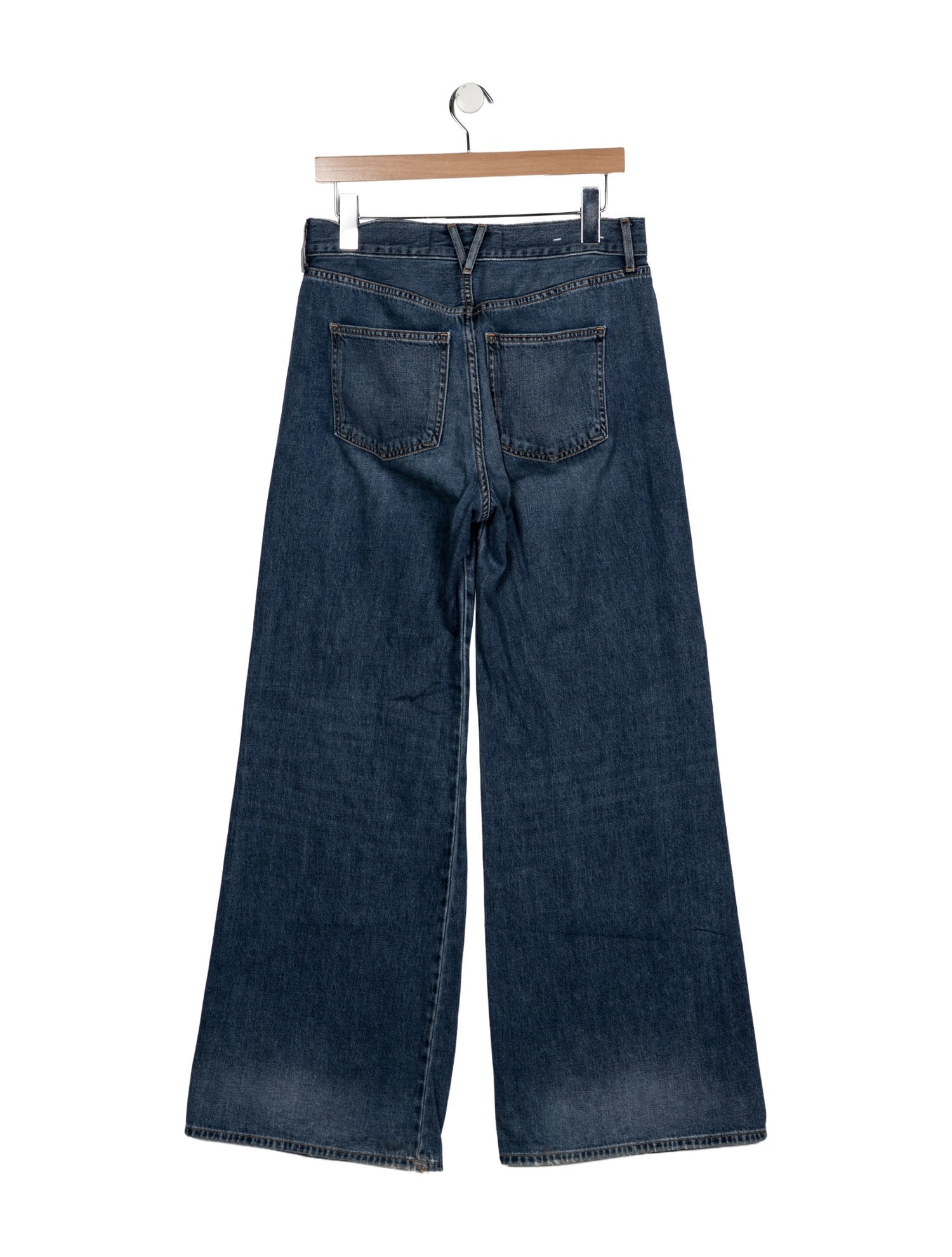 Veronica Beard High-Rise Wide Leg Jeans