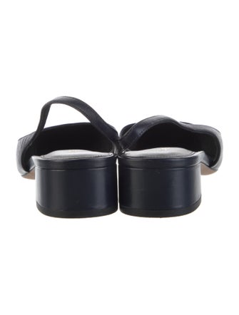 Veronica Beard Leather Slingback Flats